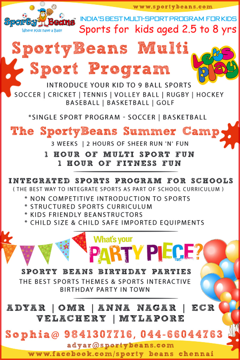 Summer camps at Sporty beans