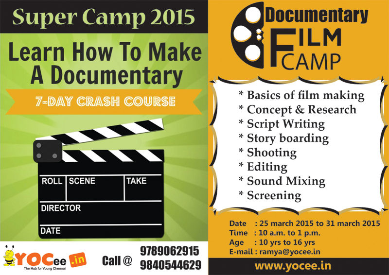 Documentary Film Making Camp