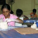 Traditional models in clay