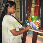 Speaking through colours and canvas