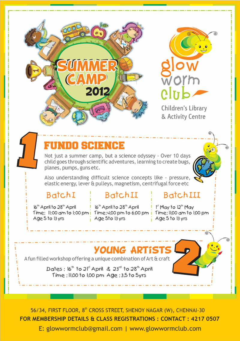 Glow Worm Club Summer camp