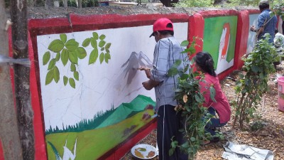 ICF wall painting2