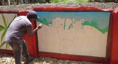 ICF wall painting3