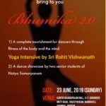 Bhumika 2.0 – Yoga intensive for seekers of Natyam – June 23, 2019