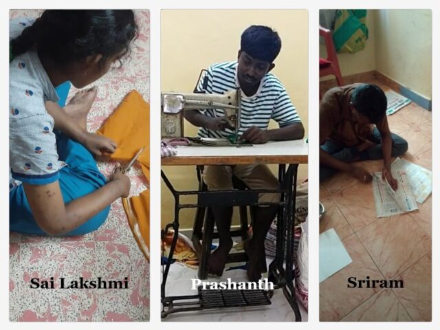 Children with special needs make safety masks for frontline warriors Children with special needs make safety masks for frontline warriors