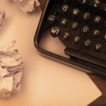 typewriter and paper