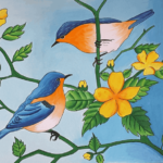 birds painting