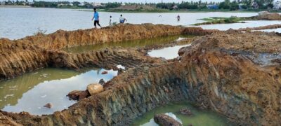 Desilting work at Chitlapakkam lake