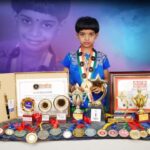 deeksha with records and medals