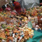 Navaratri dolls on Chennai street