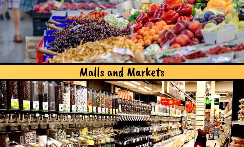 malls and markets