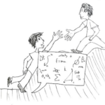 STEM aspirants helping each other